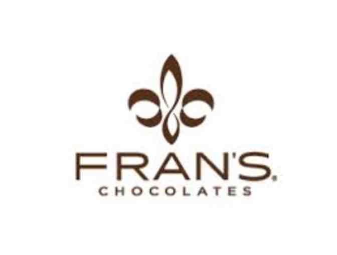 Fran's Chocolate- $32 gift card