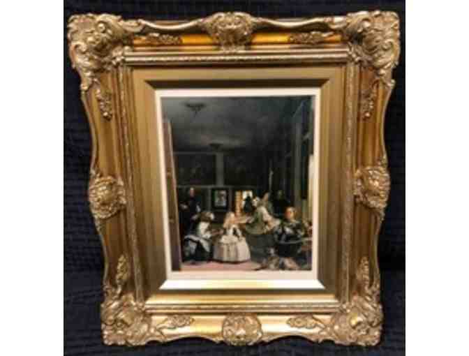 Beautiful gild framed Copy of 'Ladies in Waiting'