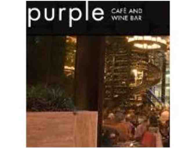 Purple Wine Bar, Lot No. 3 or Barrio- $100 in Gift Cards