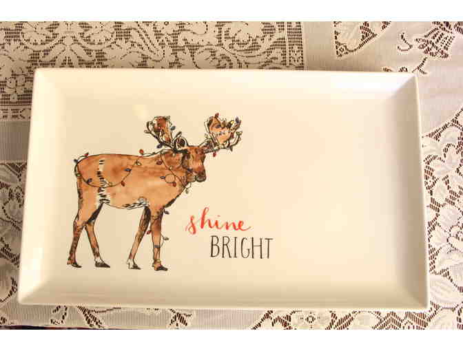 Ceramic Holiday Tray