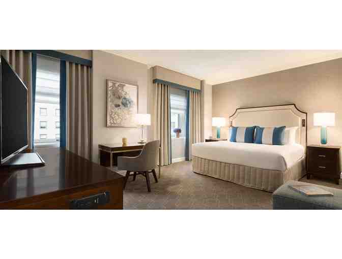 Enjoy a one night stay at the luxurious Fairmont Olympic Hotel