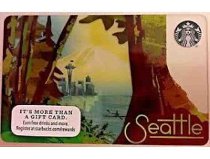 Four Reusable Starbucks Cups and $10 Starbucks Gift Card