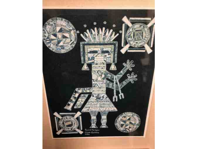 Arizona Native American Art- Six Prints in Frame, by Gene Quinlan