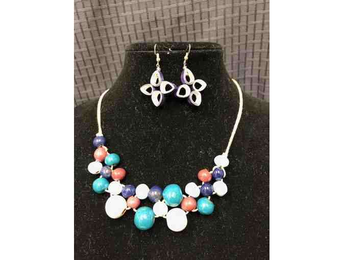 Necklace and Earrings- Made in Kenya