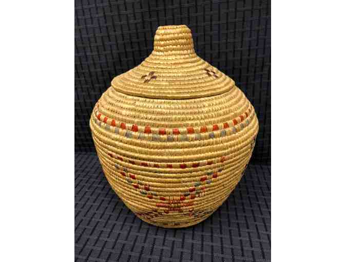 Woven Native American (Alaskan) Woven Basket
