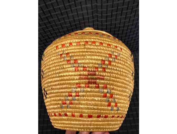 Woven Native American (Alaskan) Woven Basket