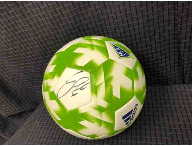 Seattle Sounders FC Autographed Soccer Ball- Gustav Svensson #4