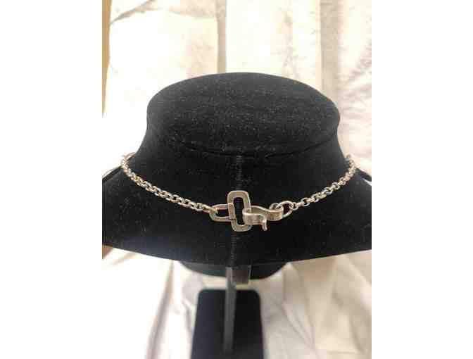 Stunning Necklace with Silver Discs from Cyclope Paris Collection