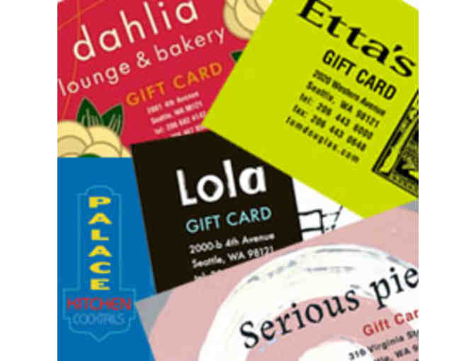 $100 to Tom Douglas Restaurants  (two $50) Gift Cards - Photo 1
