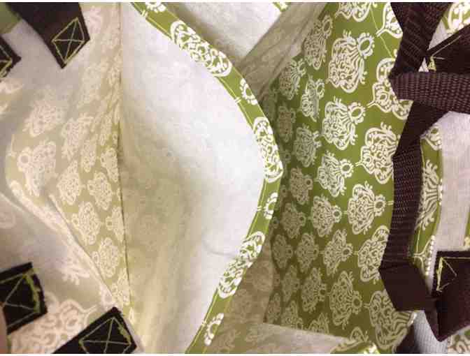 Libby Green Tote Bag Trio with Notecards