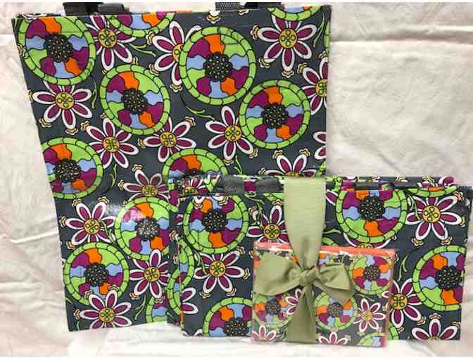 Libby Green 'Sara' Tote Bag Trio with Notecards