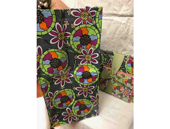 Libby Green 'Sara' Tote Bag Trio with Notecards