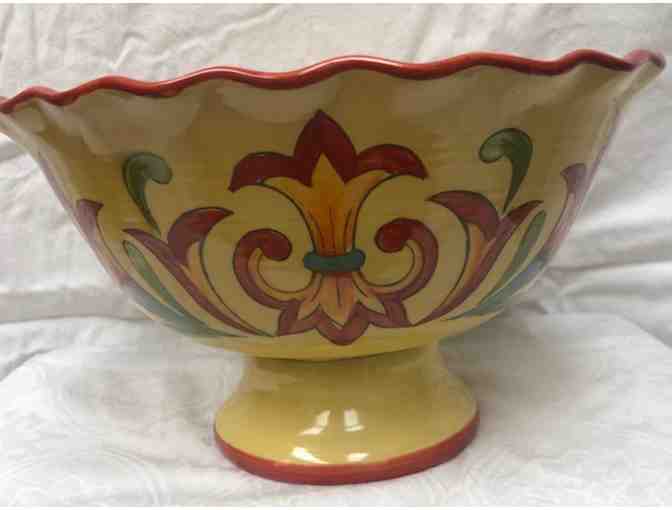 Hand Painted Ceramic Fruit Bowl