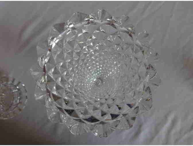 Crystal Vase and Candle Holder