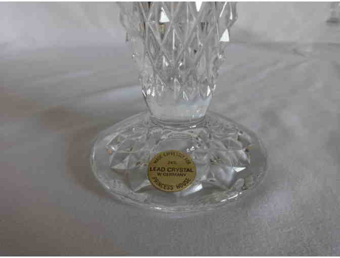 Crystal Vase and Candle Holder