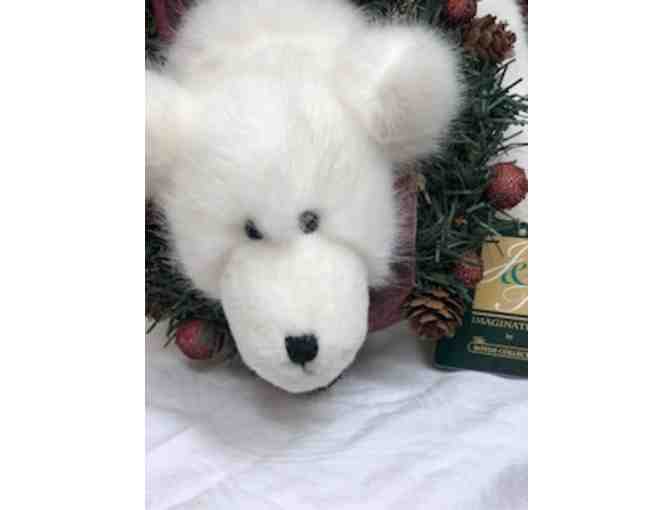 Santa Riding Polar Bear (vintage)