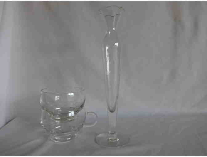 Heritage Stackable Sugar and Creamer with Bud Vase
