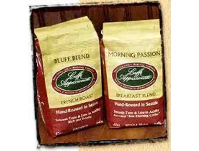 Two 12 oz Bags of Caffe Appassionato Coffee- Shipping included (Buy for $8 under value!)