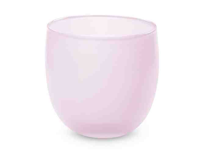 Two glassybaby Drinkers in pale 'Rose' color