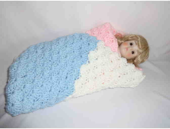 Three Handmade Crocheted Blankets