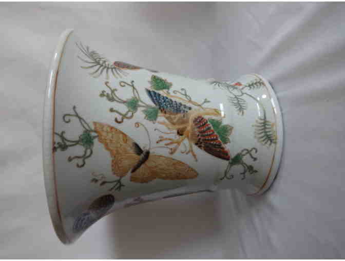 Butterfly and Florals Planter