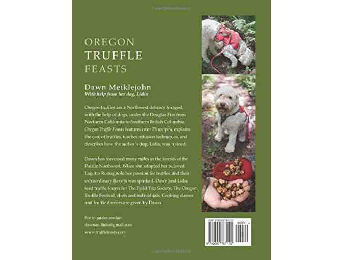Oregon Truffle Cookbook and Truffle Oil bottles