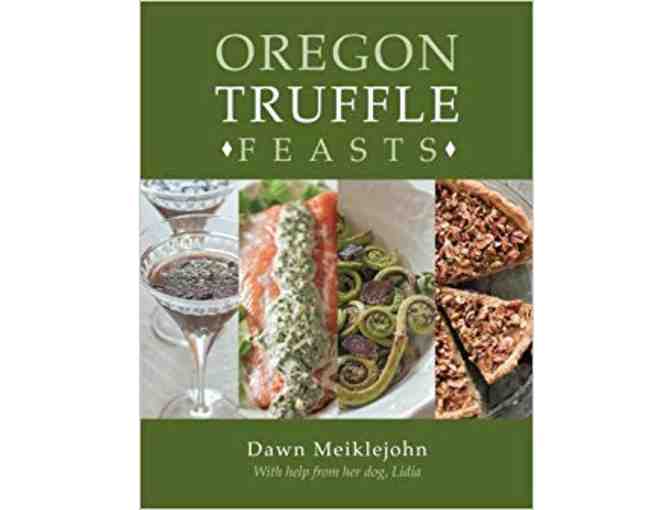 Oregon Truffle Cookbook and Truffle Oil bottles