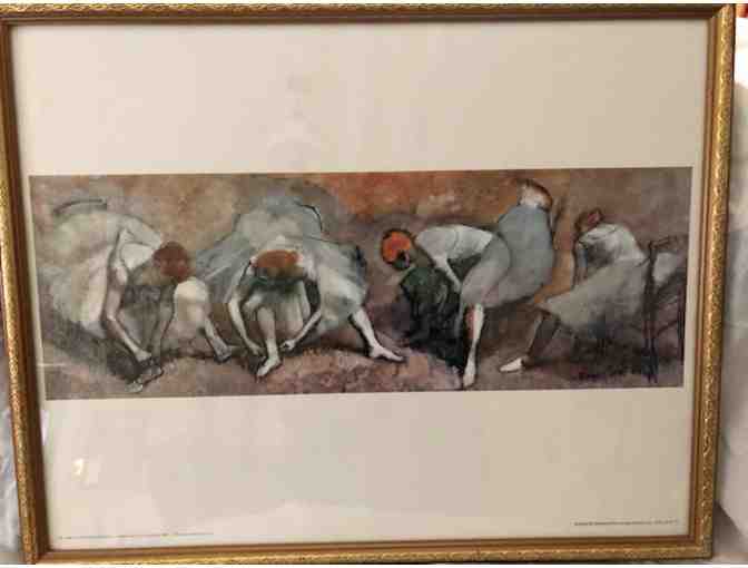 Large Framed Edgar Degas Print