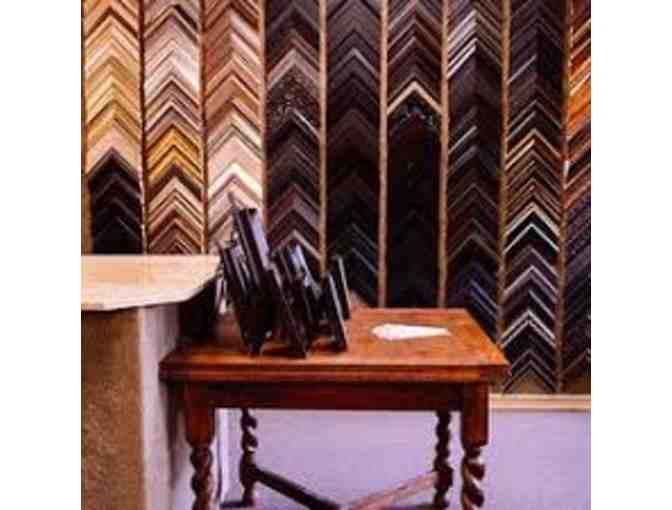 Custom Framing Gift Certificate--$100