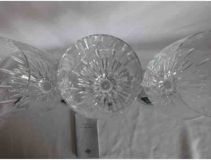 Four Fine Crystal Goblets