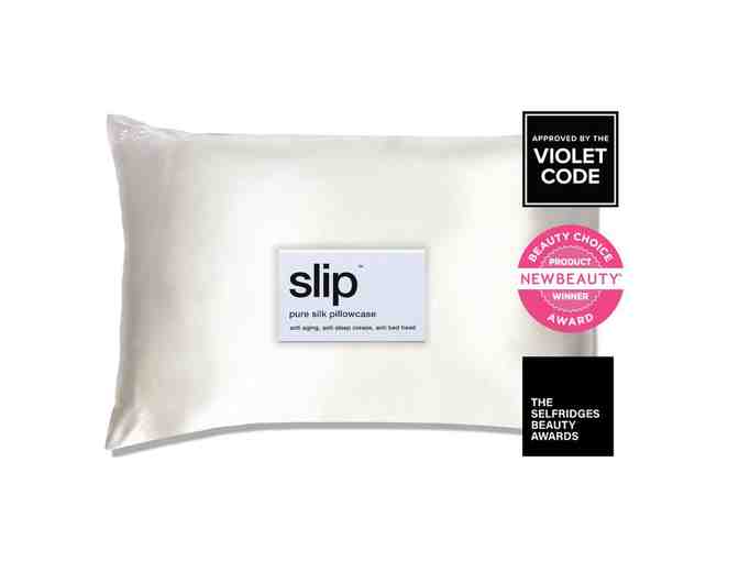 'slip' Silk Pillowcase in White