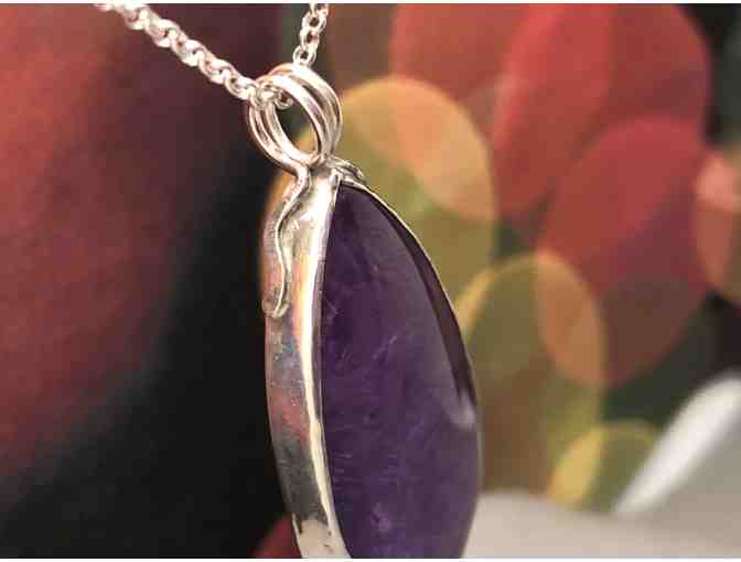 Artisian Purple Bridewell Stone Pendant