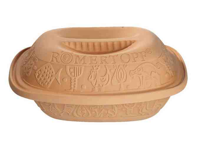 Romertopf by Reston Lloyd Classic Series Glazed Natural Clay Cooker, Small