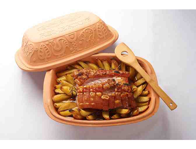 *Vintage* - Romertopf by Reston Lloyd Classic Series Glazed Natural Clay Cooker, Large