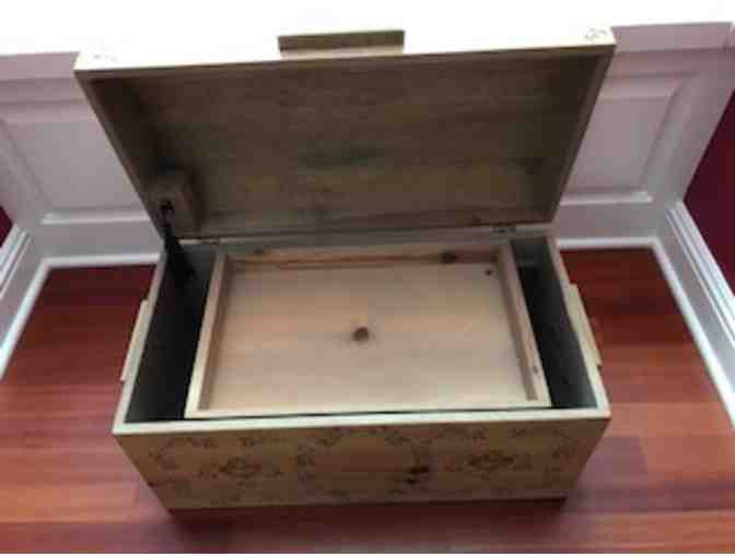 Adorable Handpainted Dome Trunk