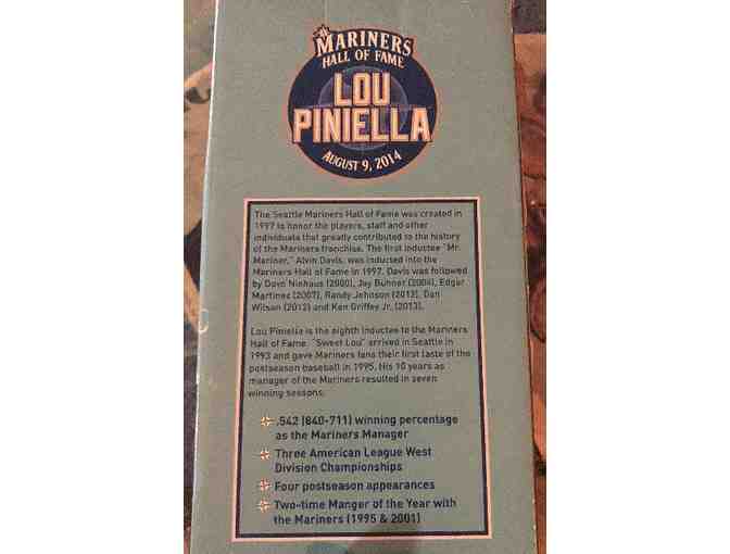 LOU PINIELLA Seattle Mariners  2014 Hall of Fame Bobblehead