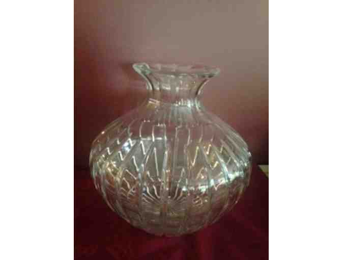 Kusak Cut Glass Vintage Vase