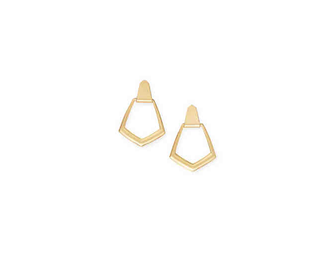 Kendra Scott Paxton Hoop Earrings in Bright Silver