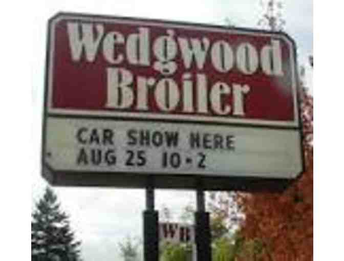 Wedgwood Broiler Gift Certificates 2 x $20