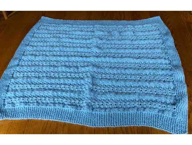 Blue and cuddly Baby Blanket - Photo 1