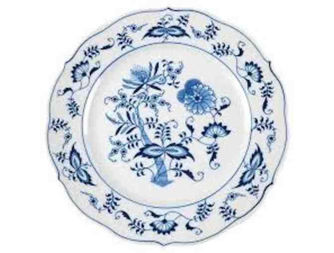 Blue Danube Cups/Saucers and two appetizer/cookie plates
