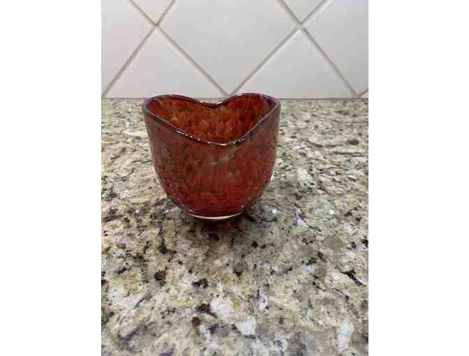 glassbaby Heart Shaped Valentine Dish - UNIQUE