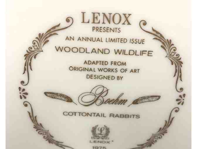 Lenox Limited Edition Cottontail Rabbit Collectors Plate 1975