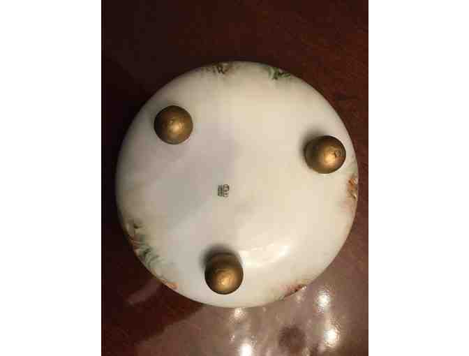 Porcelain Dish - T and V Limoges with mushroom print