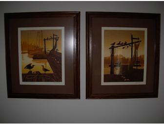 Marine View Lithographs from Walton Butts