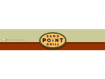 Sand Point Grill $100 Gift Card