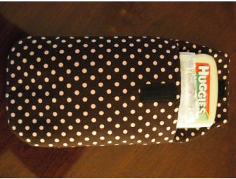 Diaper Change Bag with Polka Dots
