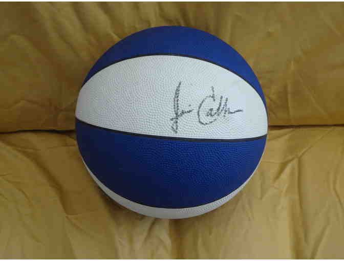 Signed Basketball by  former UConn Hall of Fame coach Jim Calhoun