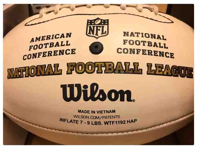 Manning Brothers Autographed NFL Football