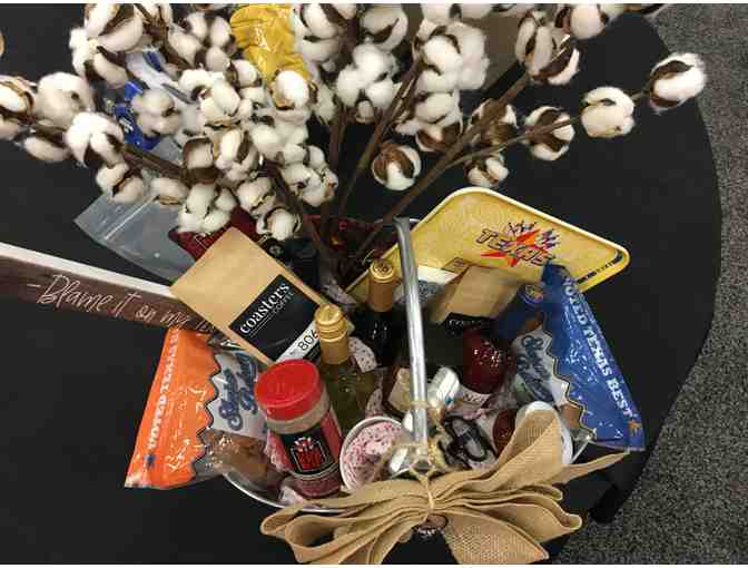 Texas Themed Gift Basket